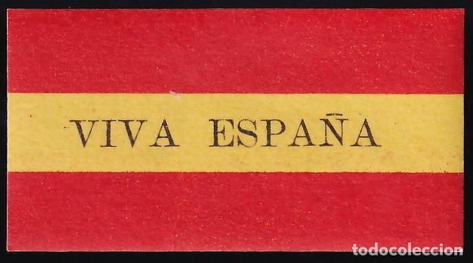 Sellos: Etiqueta Patriotica, Bandera, Leyenda &rdquo;VIVA ESPA&Ntilde;A&rdquo;