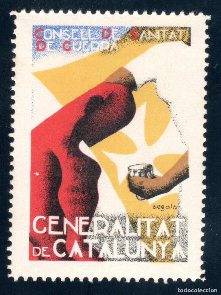 Sellos: GENERALITAT DE CATALUNYA. CONSELL DE SANITAT DE GUERRA.