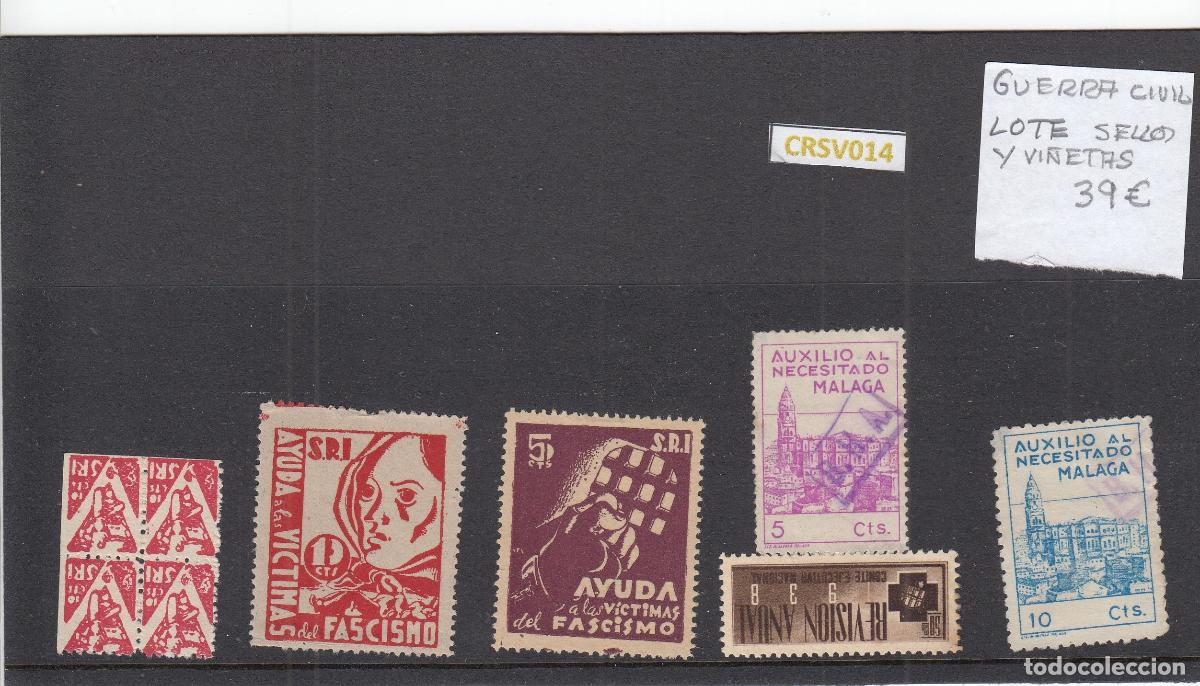 Sellos: CRSV014 SELLOS Y VI&Ntilde;ETAS GUERRA CIVIL