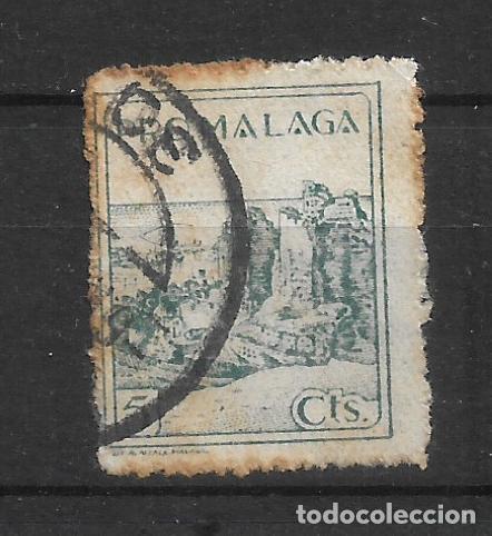 Sellos: espa&ntilde;a guerra civil malaga 5 cts usado - 30/37