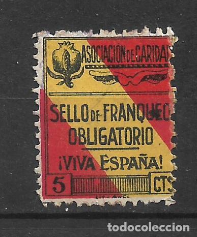 Sellos: espa&ntilde;a guerra civil granada asociacion de caridad 5 cts ** mnh - 30/37