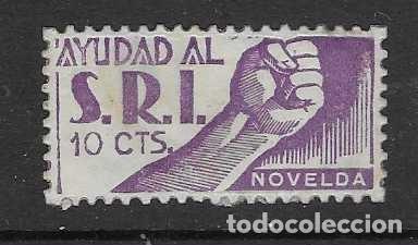 Sellos: NOVELDA, 10 C6TS,- AYUDA AL S.R.I. VER FOTOS