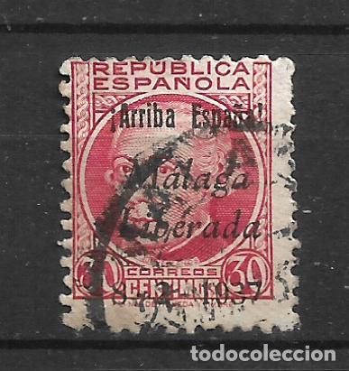 Sellos: espa&ntilde;a guerra civil malaga 30 cts usado - 30/37