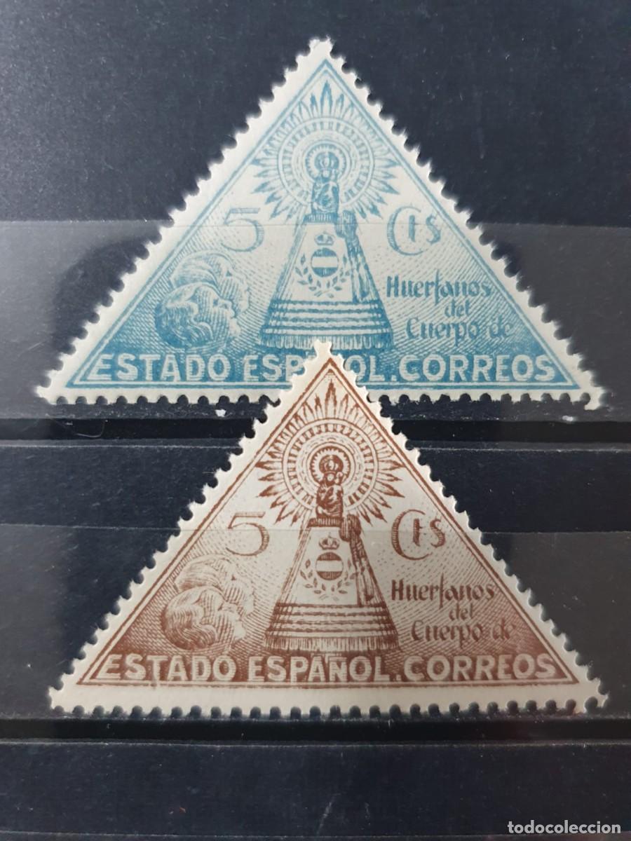 Sellos: BENEFICENCIA EDIFIL 19** + 20 ** PILAR ESPA&Ntilde;A 1938