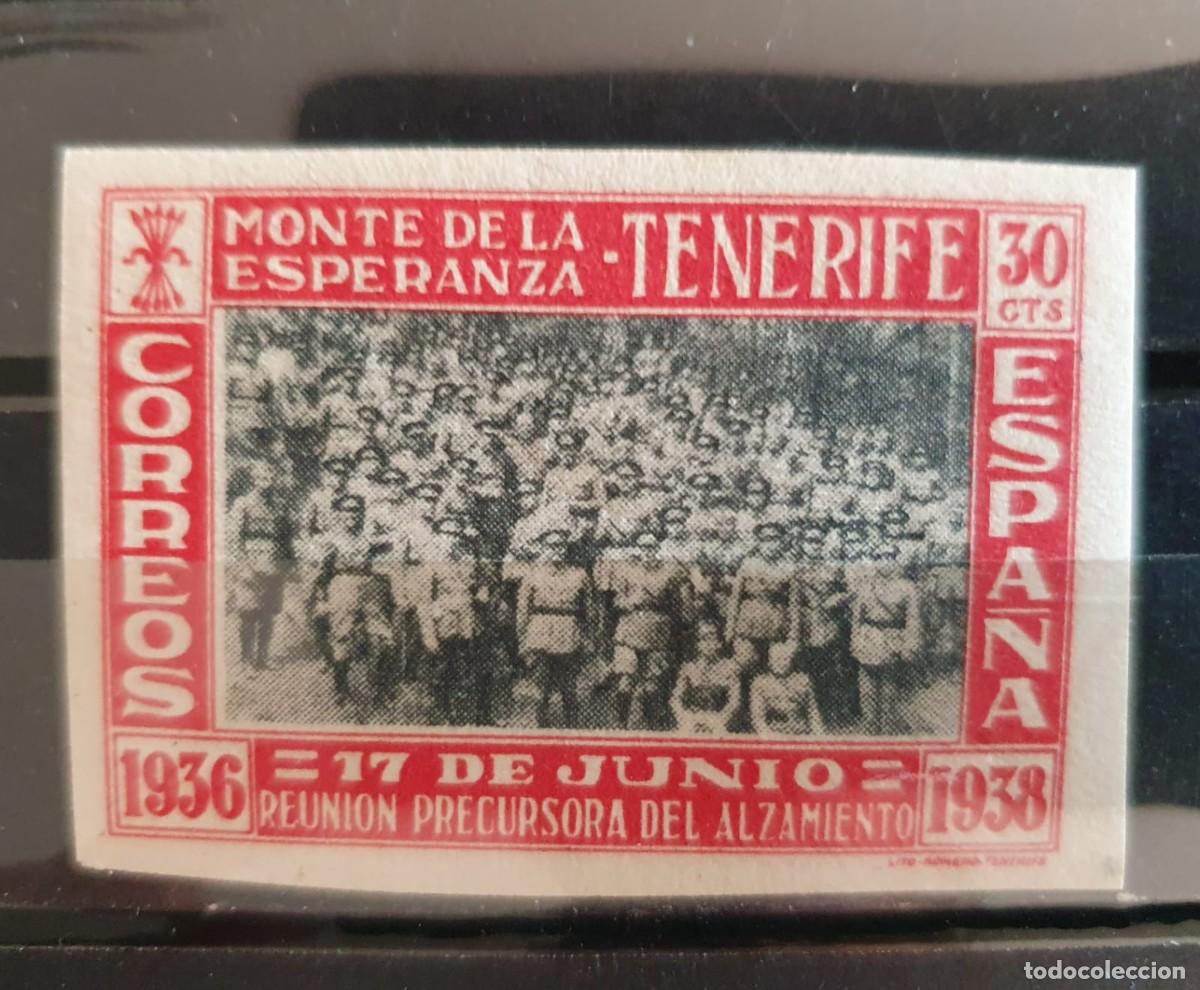 Sellos: CANARIAS EDIFIL 52 ** SIN DENTAR ESPA&Ntilde;A 1938