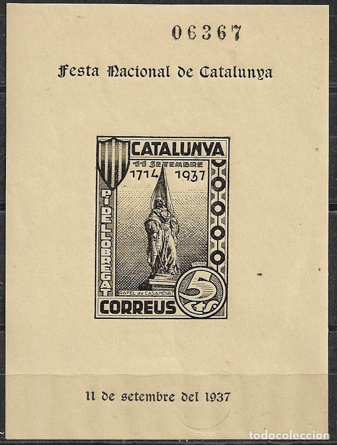 Sellos: Guerra Civil, SELLO LOCAL, Barcelona, PI DE LLOBREGAT, FESOFI n&ordm; 3 * *