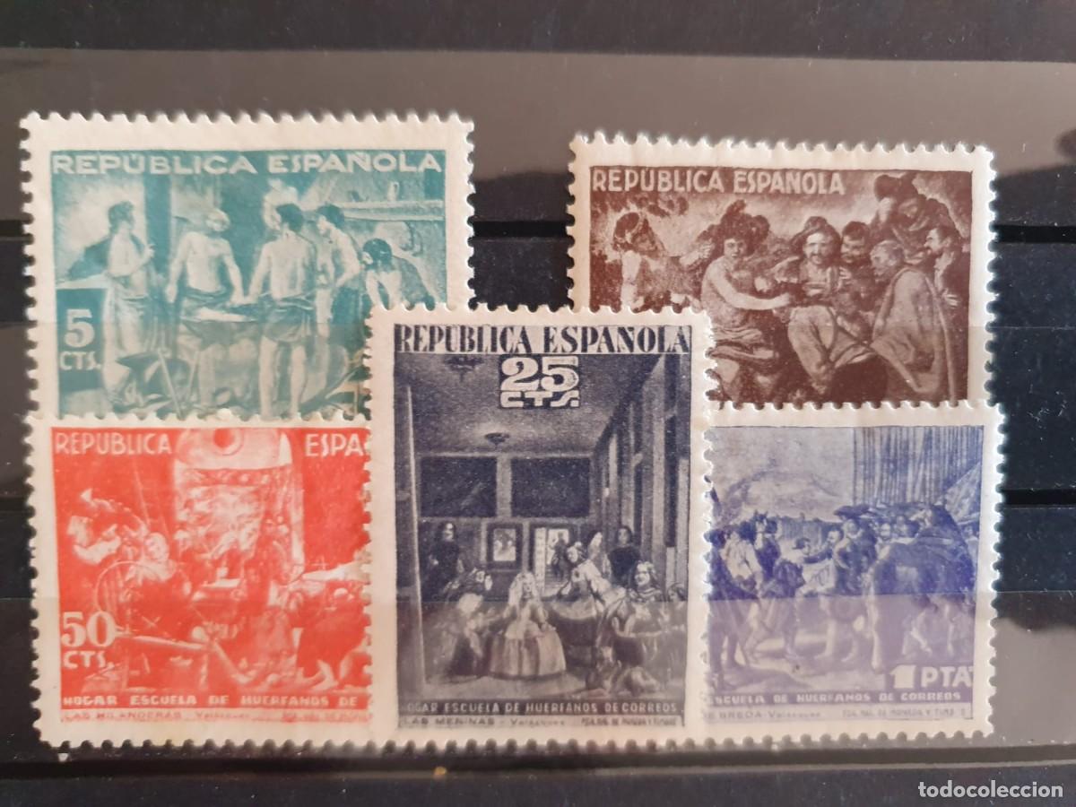 Timbres: SERIE COMPLETA BENEFICENCIA EDIFIL 29 * A 33 * VELAZQUEZ 1938