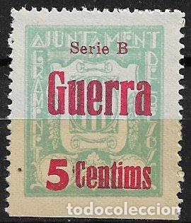Sellos: Guerra Civil, SELLO LOCAL, Barcelona, GRAMANET DE BES&Oacute;S, FESOFI n&ordm; 10 (*)