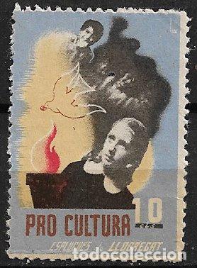 Sellos: Guerra Civil, SELLO LOCAL, Barcelona, ESPLUGAS DE LLOBREGAT, FESOFI n&ordm; 1 * *