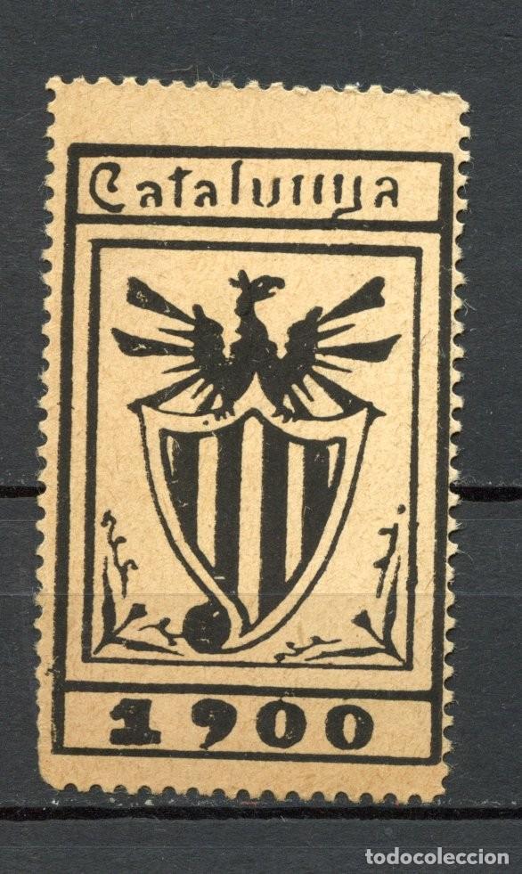 Sellos: SELLOS NACIONALISTAS SIGLO XIX. CATALU&Ntilde;A 1900. CAT&Aacute;LOGO S. NATHAN N&ordm; 27 PAPEL CREMA