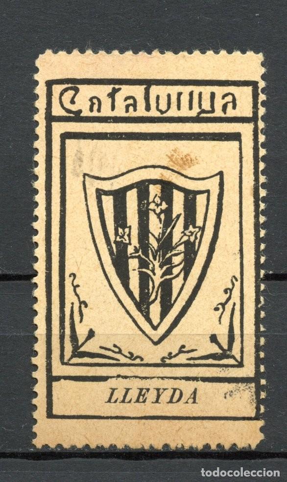 Sellos: SELLOS NACIONALISTAS SIGLO XIX. CATALU&Ntilde;A - CATALUNYA. CAT&Aacute;LOGO S.NATHAN tipo 27C DEDICADO A LLEYDA