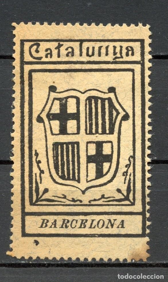 Sellos: SELLOS NACIONALISTAS SIGLO XIX. CATALU&Ntilde;A - CATALUNYA. CAT&Aacute;LOGO S. NATHAN N&ordm;27A BARCELONA. PAPEL GRIS
