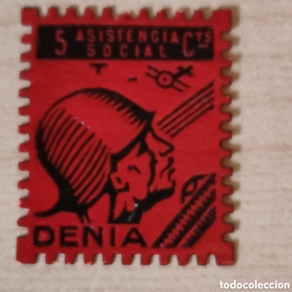 Sellos: a26 Alicante Denia Asistencia Social Allepuz 5 tipo II