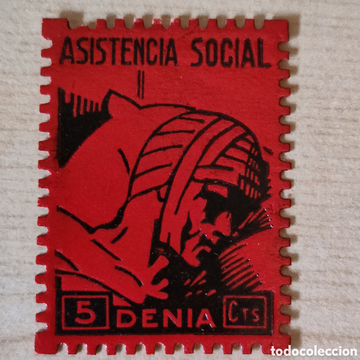 Sellos: a26 Alicante Denia Asistencia Social Allepuz 30 tipo II GG451