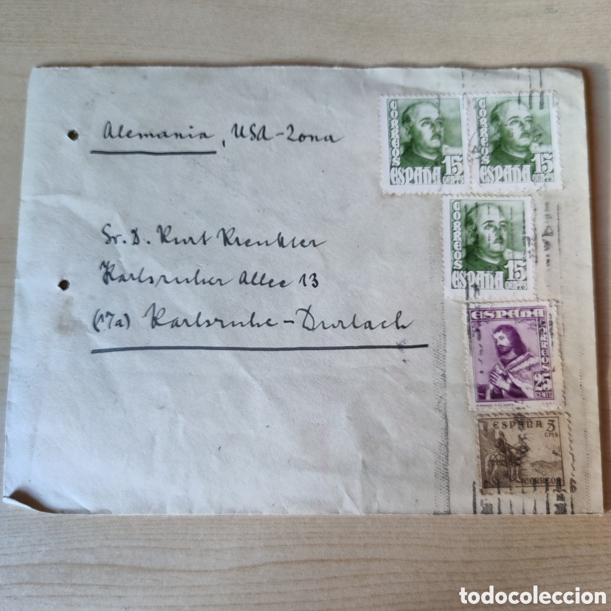 Sellos: Valencia a Alemania 1949