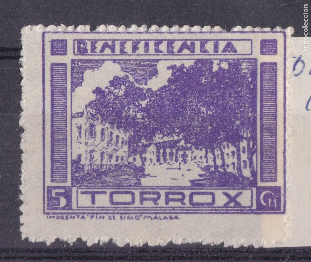 Sellos: AA16- Guerra Civil. Locales /Ben&eacute;ficos . TORROX M&aacute;laga ** Sin fijasellos