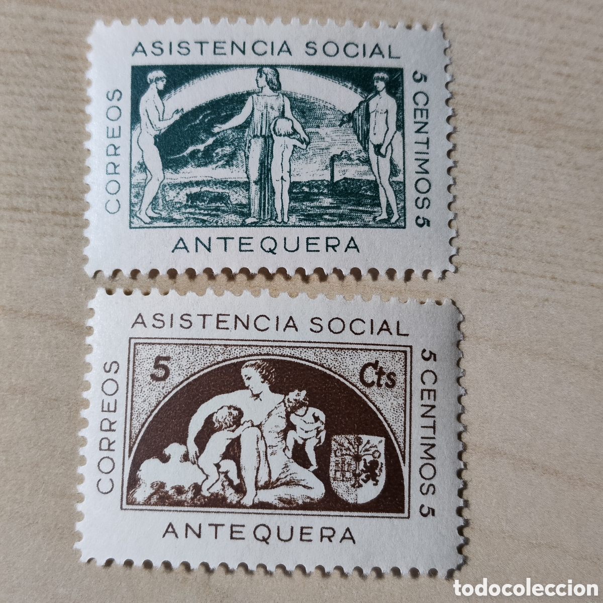 Sellos: SA1 M&aacute;laga Antequera Asistencia Social 2 Sellos