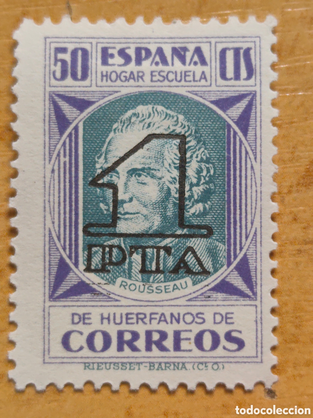 Sellos: ESPA&Ntilde;A BENEFICIENCIA - EDIFIL N&ordm; 28 NUEVO *FIJASELLO