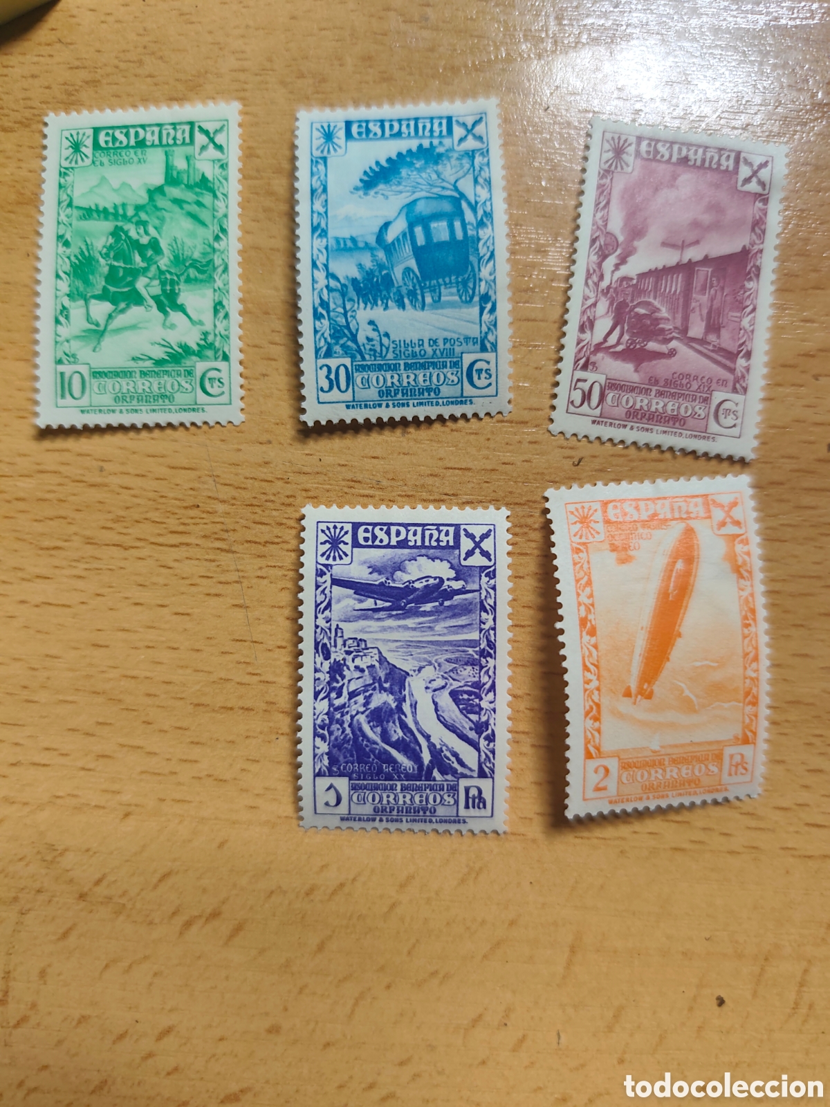 Sellos: GUERRA CIVIL, SELLO BENEFICENCIA, HISTORIA DEL CORREO, 1938, SERIE