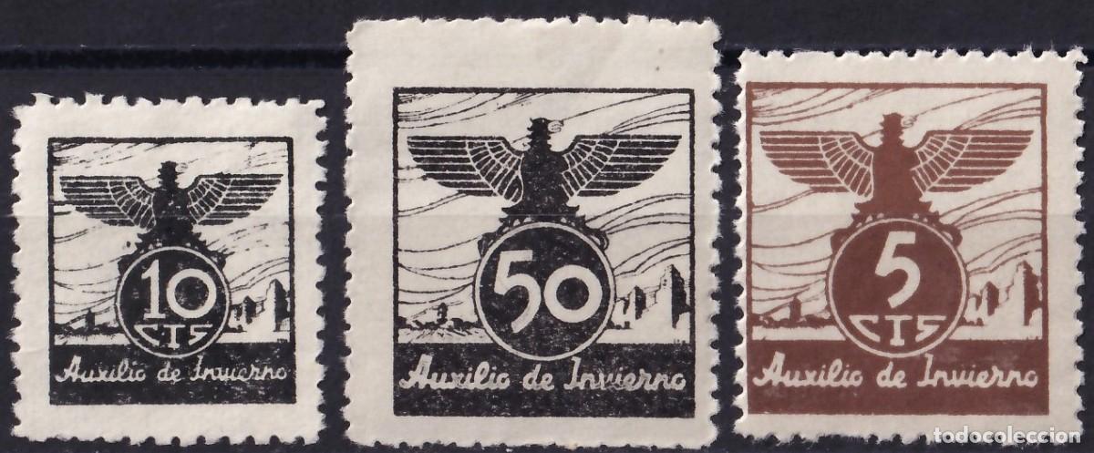 Sellos: Auxilio de Invierno, Distintos valores
