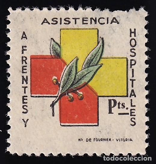 Sellos: Frentes y Hospitales, 1 pts nego, carm&iacute;n verde y amarillo