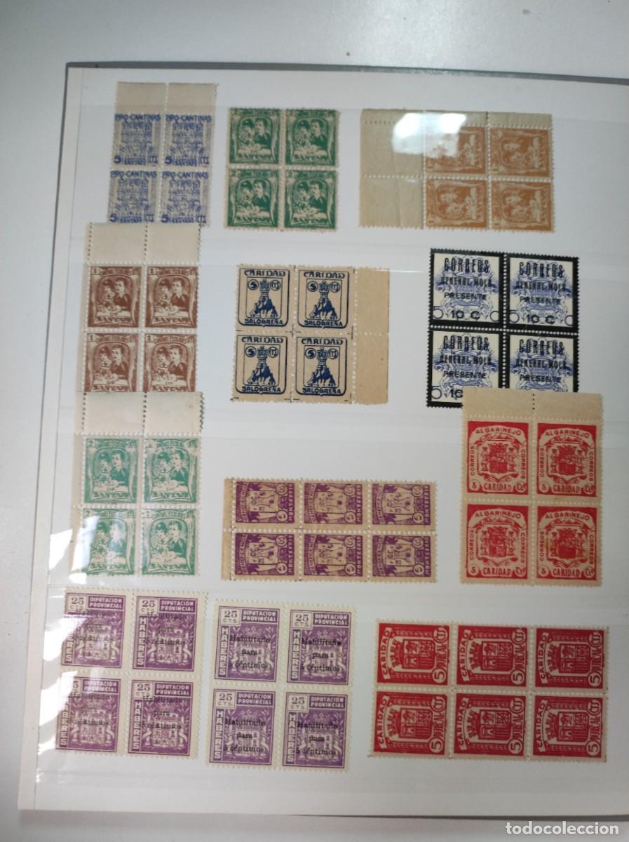 Sellos: ESPA&Ntilde;A. GUERRA CIVIL. LOTE BLOQUES NUEVOS. FOTOS. 842