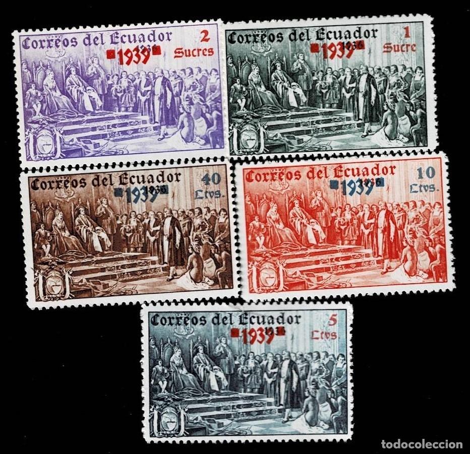 Sellos: 0005 Guerra Civil TEMA COLON Serie realizada para ECUADOR en los Talleres Graficos de Lit. Oliva de