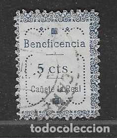 Sellos: CA&Ntilde;ETE LA REAL- 5 CTS. BENEFICENCIA- VER FOTOS