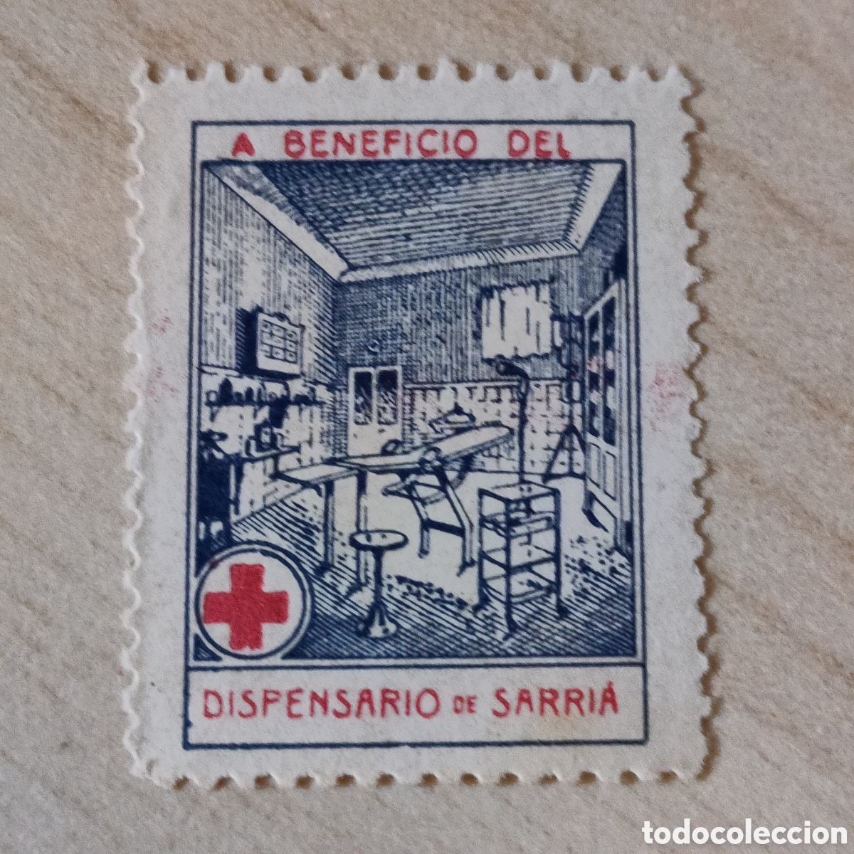 Sellos: y02 A Beneficio del Dispensario de Sarria Barcelona