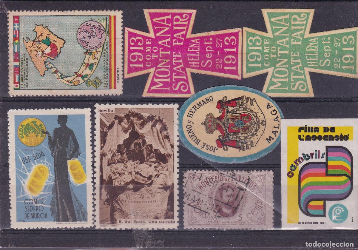 Sellos: FC -317- Lote VI&Ntilde;ETAS INTERESANTES