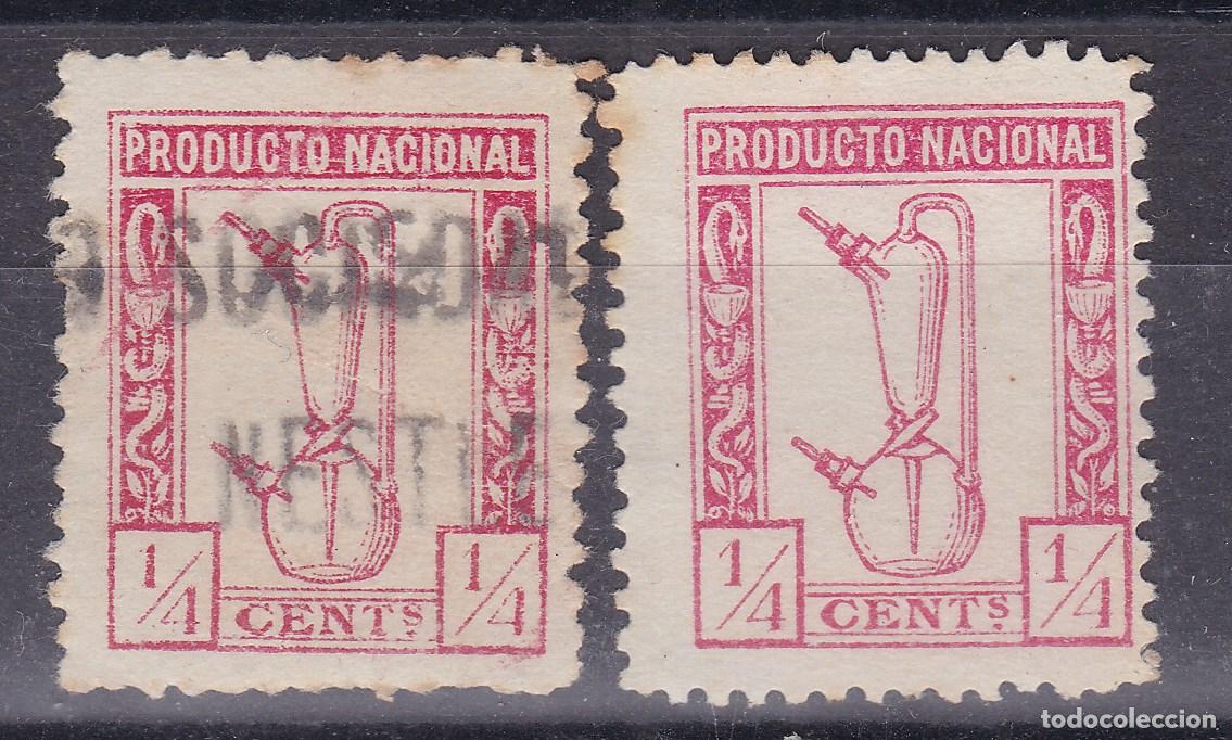 Sellos: SS4-FISCALES PRODUCTO NACIONAL , Tamp&oacute;n NESTL&Eacute;