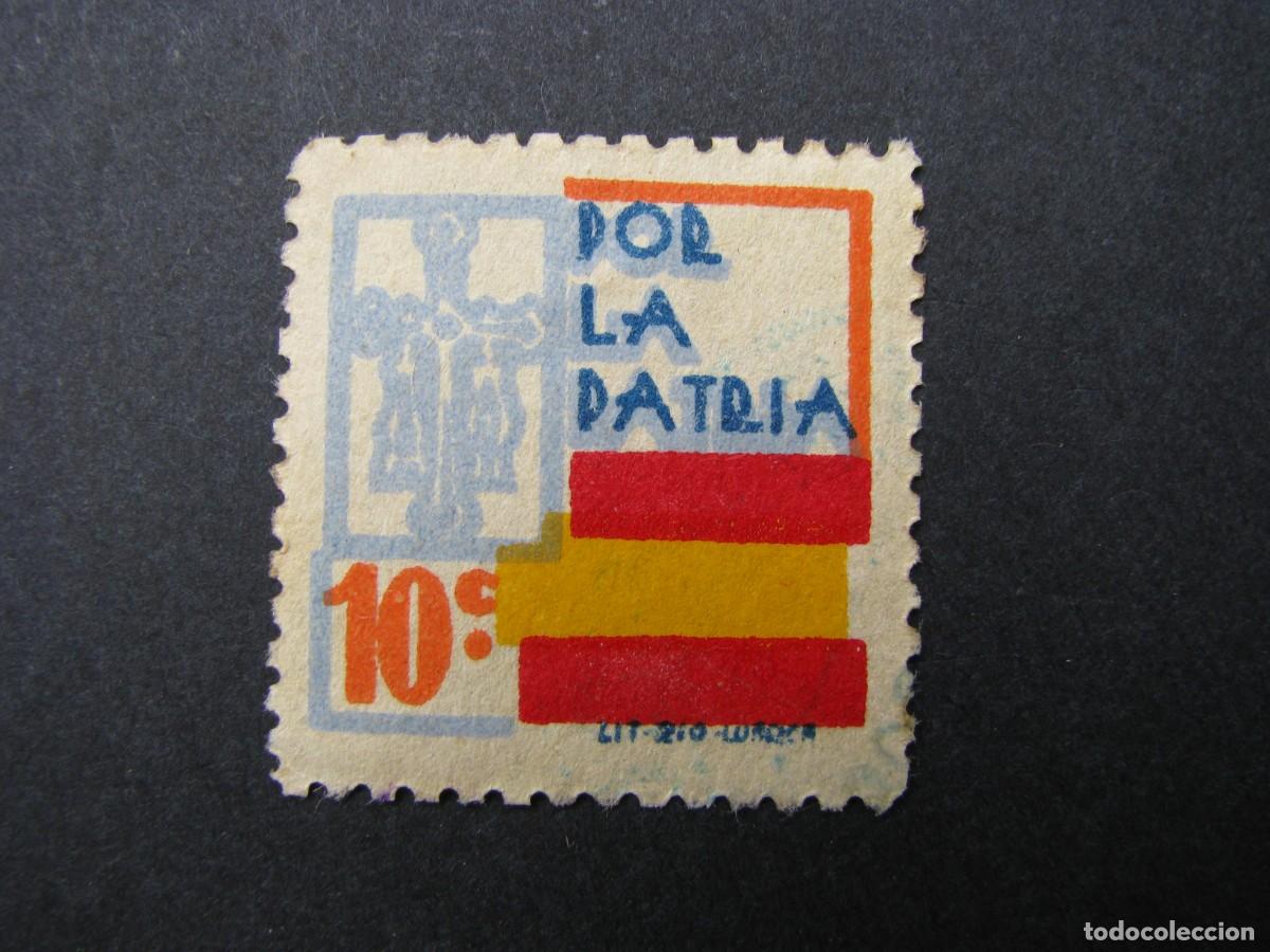 Sellos: SELLO DE ESPA&Ntilde;A. POR LA PATRA 10 CTS