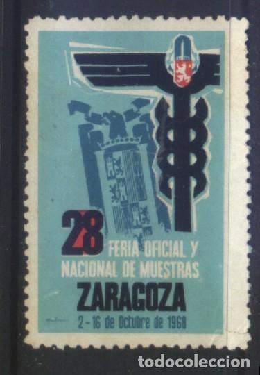 Sellos: S-12158- ZARAGOZA. 28 FERIA NACIONAL E INTERNACIONAL DE MUESTRAS. 1968