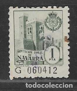 Sellos: NAVARRA- 1 PTA,-DIPUTACION FORAL-VER FOTOS