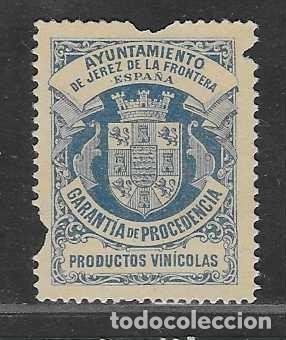 Sellos: JEREZ DE LA FRA.-CADIZ-, GARANTIA DE PROCEDENCIA-DEFECTO LEVE-VER FOTOS