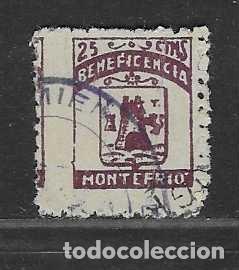 Sellos: MONTEFRIO- 25 CTS- BENEFICENCIA-VER FOTOS