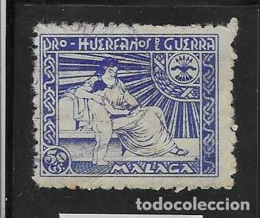 Sellos: MALAGA- 50 CTS- HUERFANOS DE GUERRA-VER FOTOS