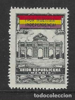 Sellos: MADRID- 50 CTS- UNION REPUBLICANA- TAMA&Ntilde;O GRANDE-VER FOTOS