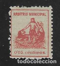 Sellos: CADIZ- 5 CTS.- ARBITRIO MUNICIPAL- VER FOTOS