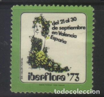 Sellos: S-12170- VALENCIA. IBERFLORA 73