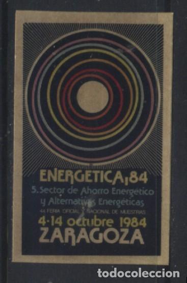 Sellos: S-12172- ZARAGOZA, ENERGETICA 84.