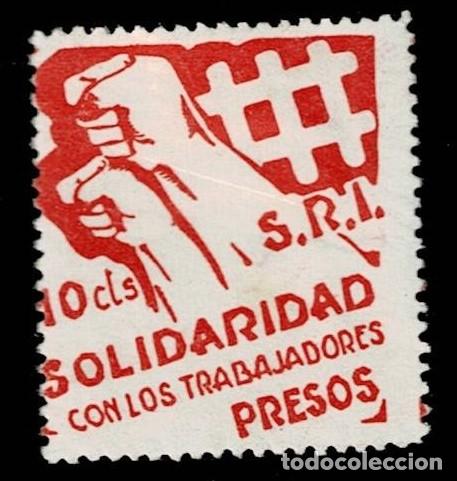 Sellos: Guerra Civil S.R.I. SOLIDARIDAD CON LOS TRABAJADORES PRESOS Afinet n&ordm; 4