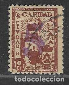 Sellos: ALHAMA-GRANADA- 5 CTS- SOBRECARGA 5 GRANDE- VER FOTOS