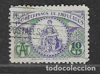 Sellos: PRO- HUERFANOS DE EMPLEADOS, 10 CTS.- C.A.T. -TABACALERA- VER FOTOS