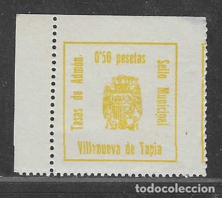 Sellos: VILLANUEVA DE TAPIA- MALAGA- ,50 CTS., -TASAS DE ADMON.-SELLO MUNICIPAL- VER FOTOS