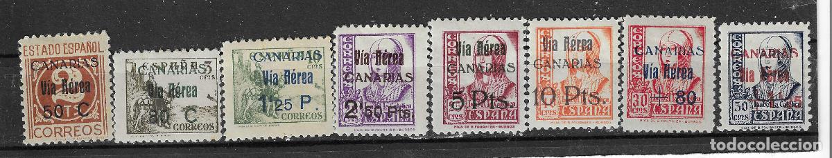 Timbres: CANARIAS 1938 EDIFIL 44/51*