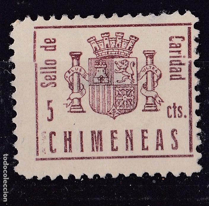 Sellos: AA3-Guerra Civil . Sello de Caridad CHIMENEAS *