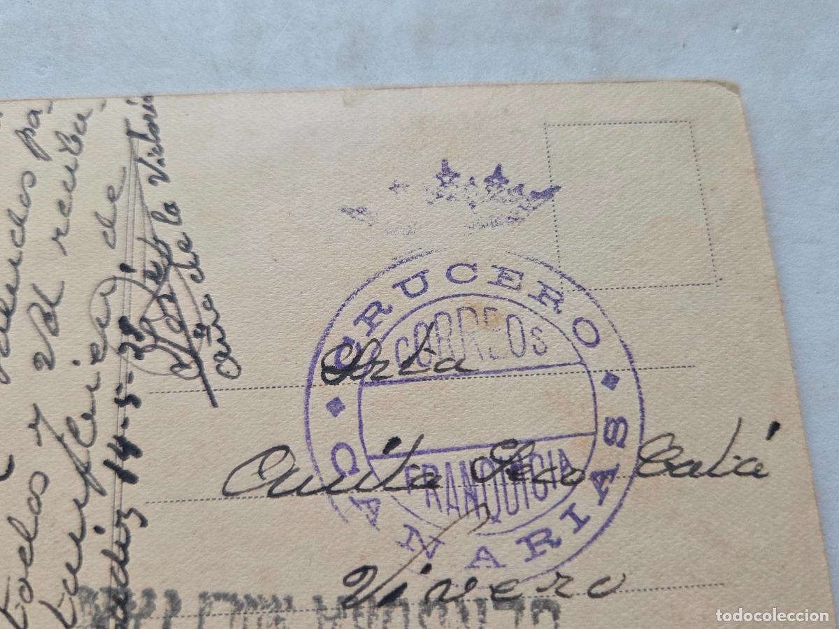 Sellos: RARA - FRANQUICIA CRUCERO CANARIAS CON CENSURA MILITAR CADIZ - GUERRA CIVIL - 1938/9 Z1