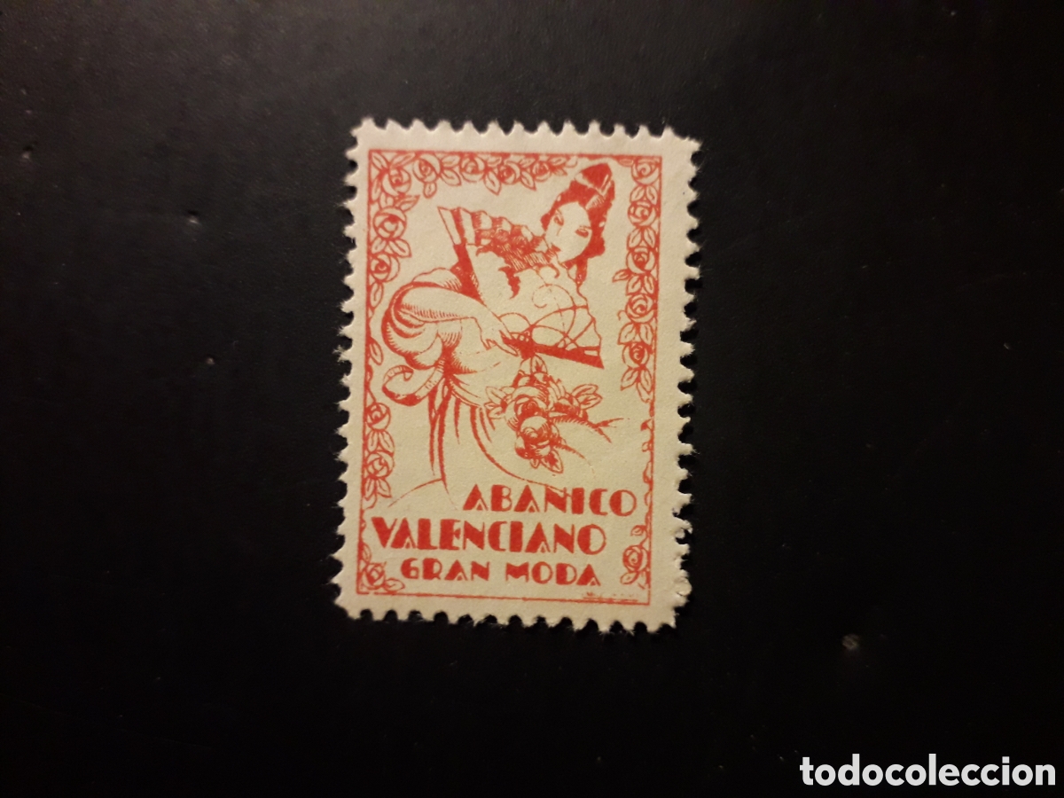 Sellos: VI&Ntilde;ETA, ESPA&Ntilde;A ABANICO VALENCIANO, GRAN MODA. FALLERA. SIN GOMA PEDIDO M&Iacute;NIMO 3&euro;