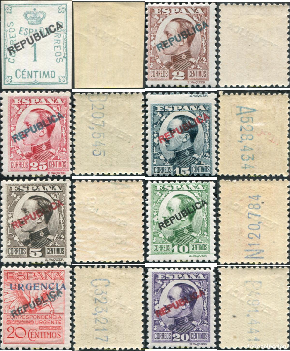 Sellos: 210780 HINGED ESPA&Ntilde;A. Emisiones locales republicanas 1931 MADRID - SELLOS SE 1920 y 1930-1931 SOBR